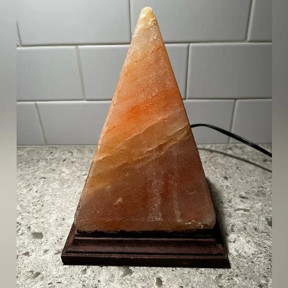 Pyramid Himalayan Salt Lamp - Picture 2 of 16